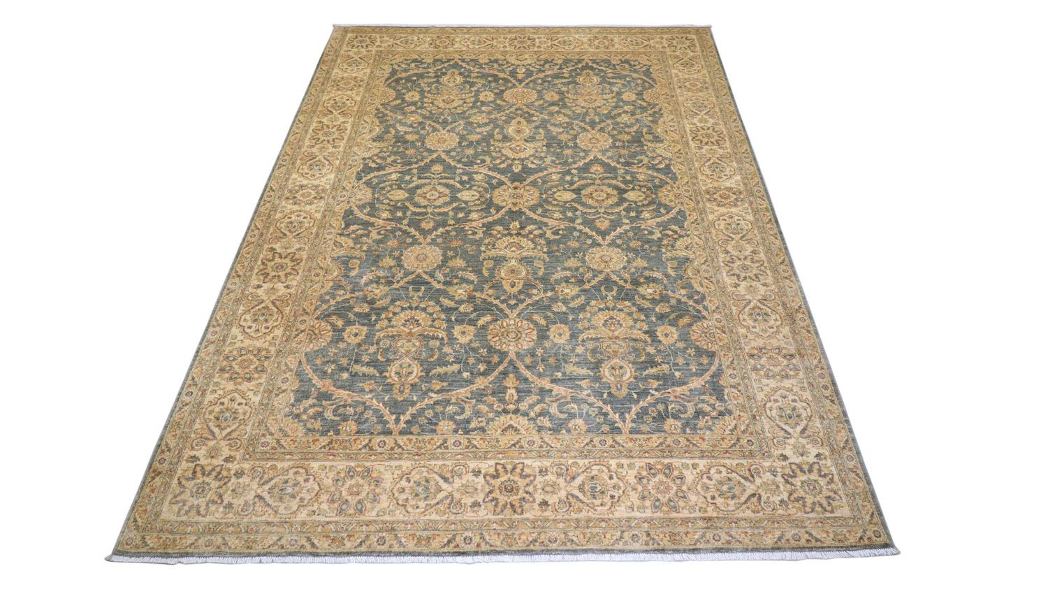 Alfombra Ziegler - 362 x 283 cm - azul oscuro