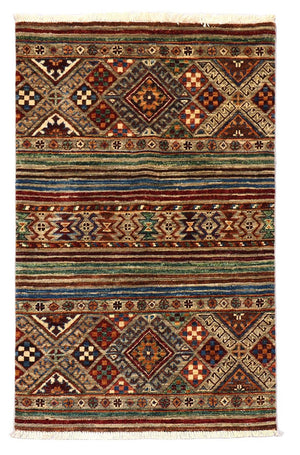 Alfombra Ziegler - 126 x 82 cm - rojo oscuro