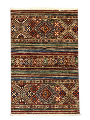 Alfombra Ziegler - 126 x 82 cm - rojo oscuro