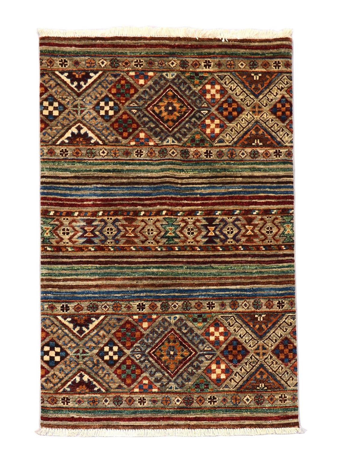 Alfombra Ziegler - 126 x 82 cm - rojo oscuro