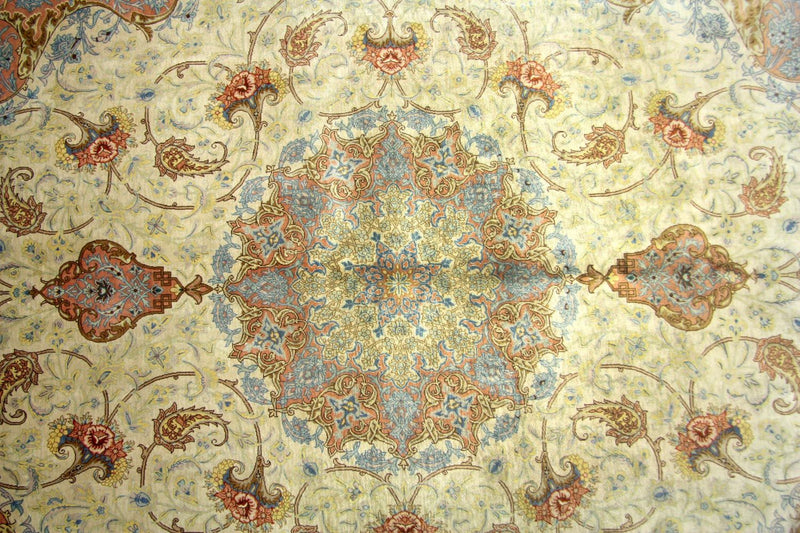 Alfombra de seda - Ghom Seda - Prima - 240 x 155 cm - beige