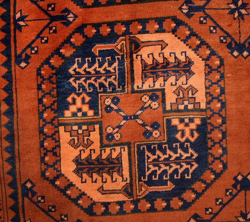 Alfombra afgana - 290 x 208 cm - naranja