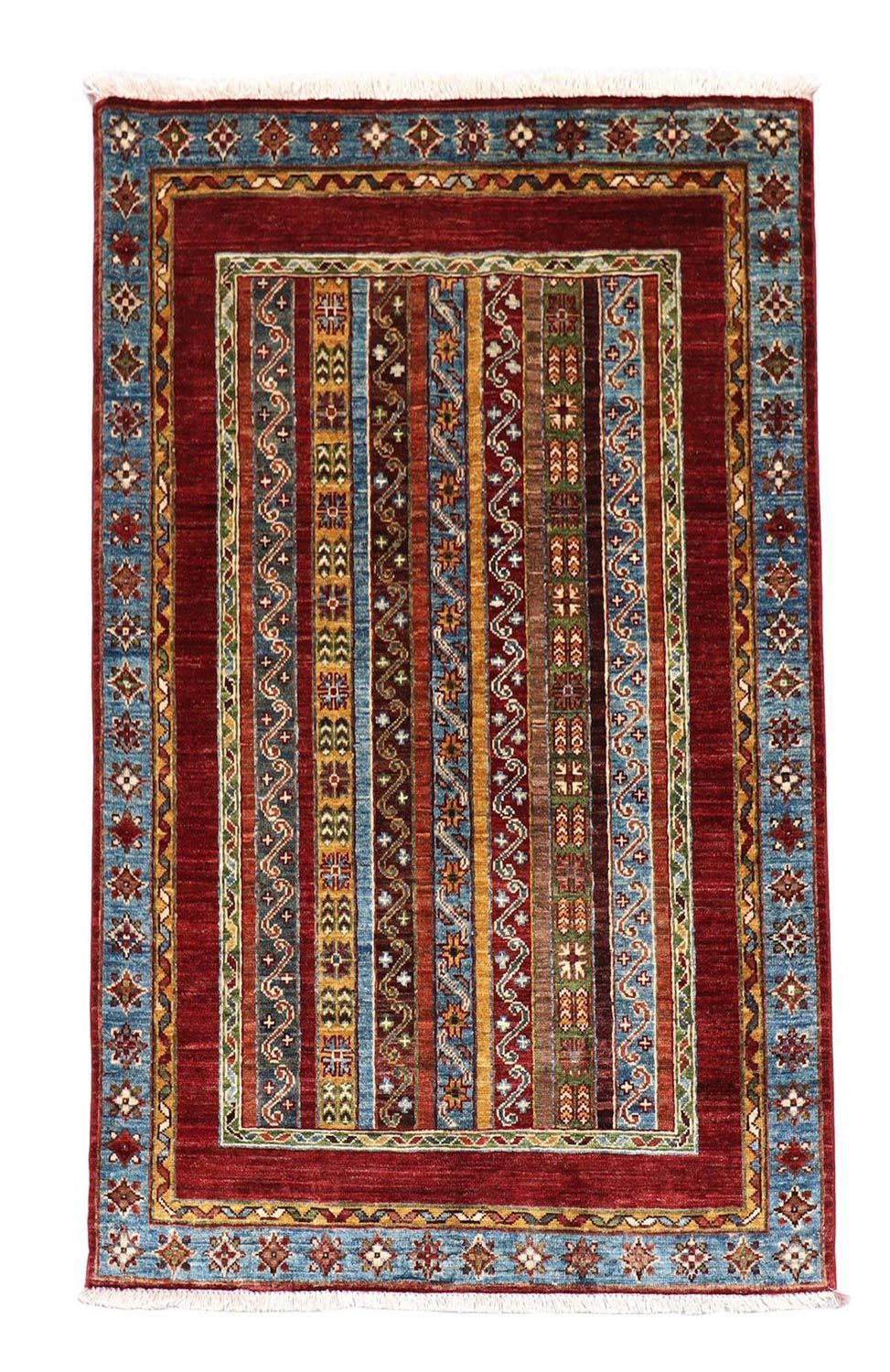 Alfombra Ziegler - 156 x 102 cm - rojo oscuro