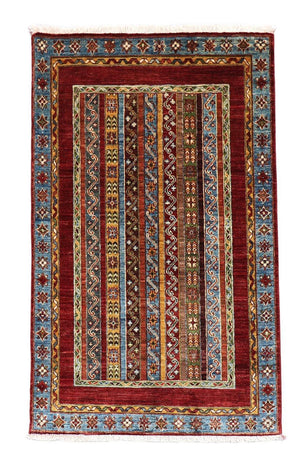 Alfombra Ziegler - 156 x 102 cm - rojo oscuro