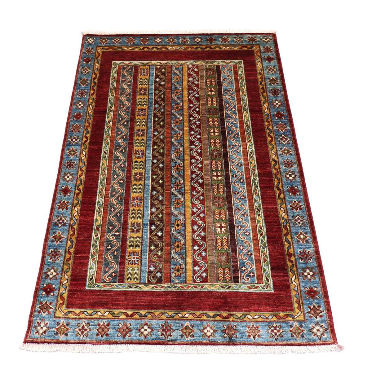 Alfombra Ziegler - 156 x 102 cm - rojo oscuro