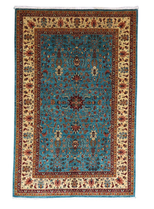 Alfombra Ziegler - 299 x 206 cm - azul marino