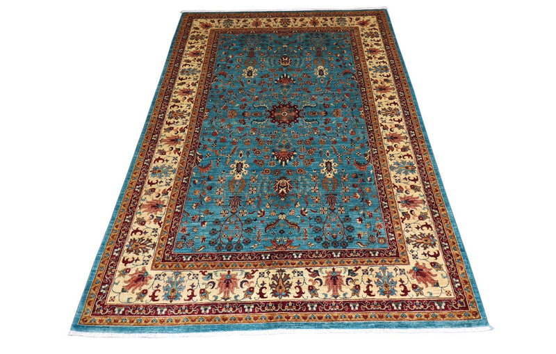 Alfombra Ziegler - 299 x 206 cm - azul marino