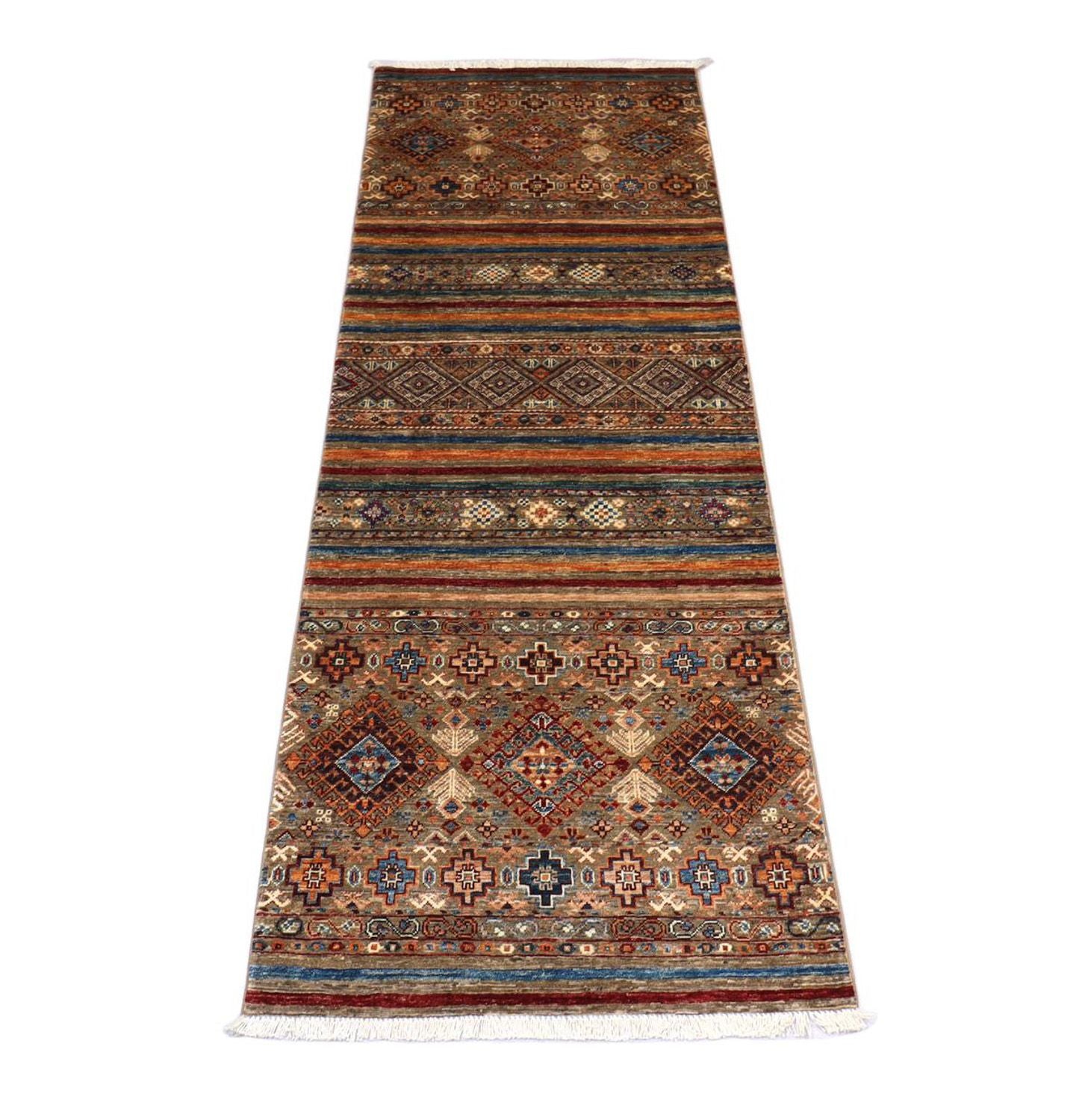 Alfombra de pasillo Alfombra Ziegler - 258 x 88 cm - marrón claro