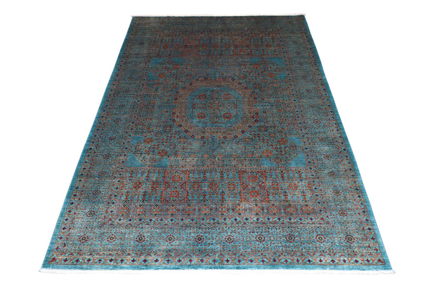 Alfombra Ziegler - 299 x 210 cm - turquesa