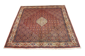 Alfombra persa - Bidjar cuadrado  - 260 x 247 cm - marrón