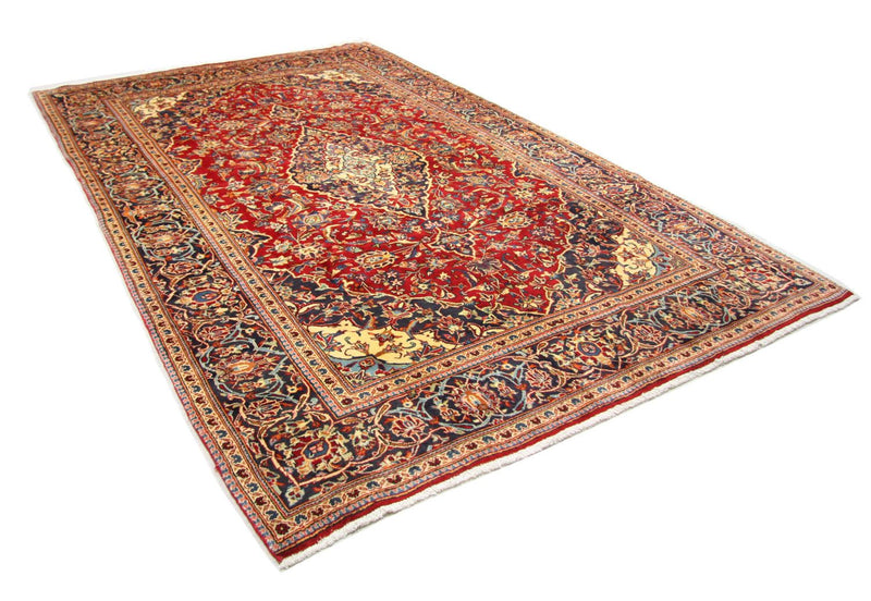 Alfombra persa - Keshan - 313 x 198 cm - rojo