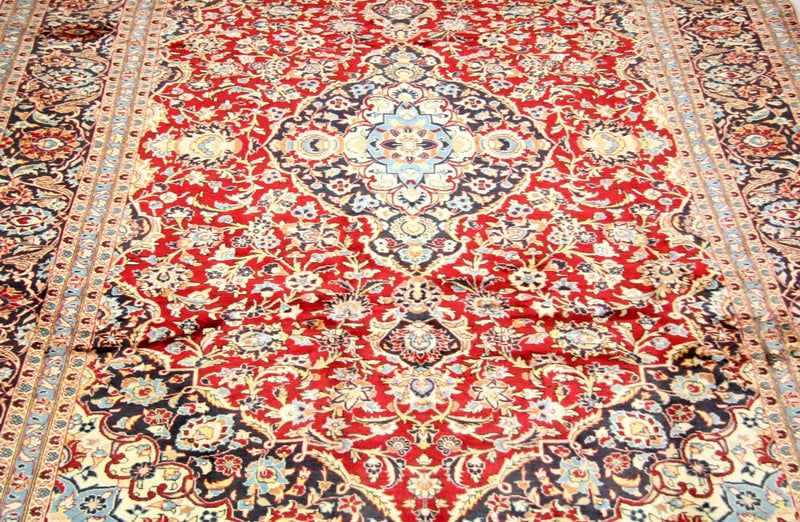 Alfombra persa - Keshan - 354 x 258 cm - rojo