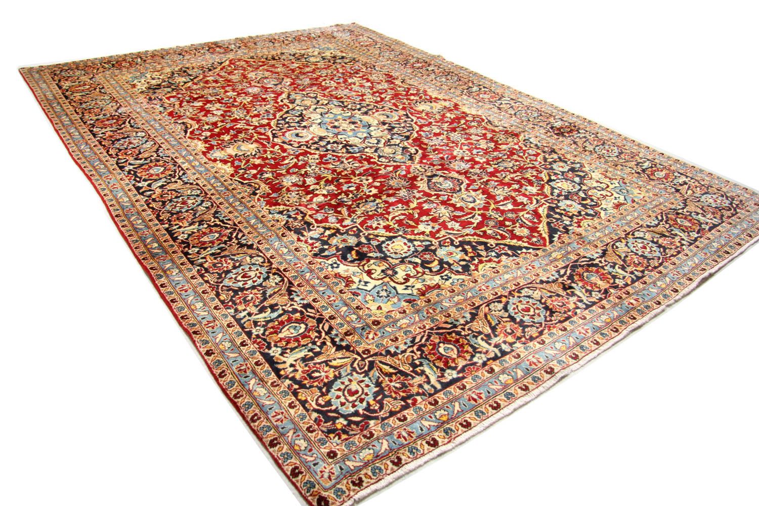 Alfombra persa - Keshan - 354 x 258 cm - rojo