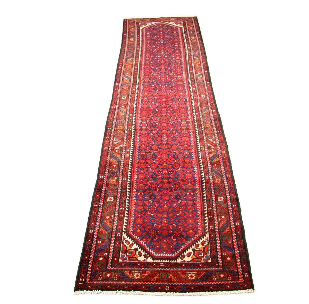 Alfombra de pasillo Alfombra persa - Nómada - 433 x 108 cm - rojo