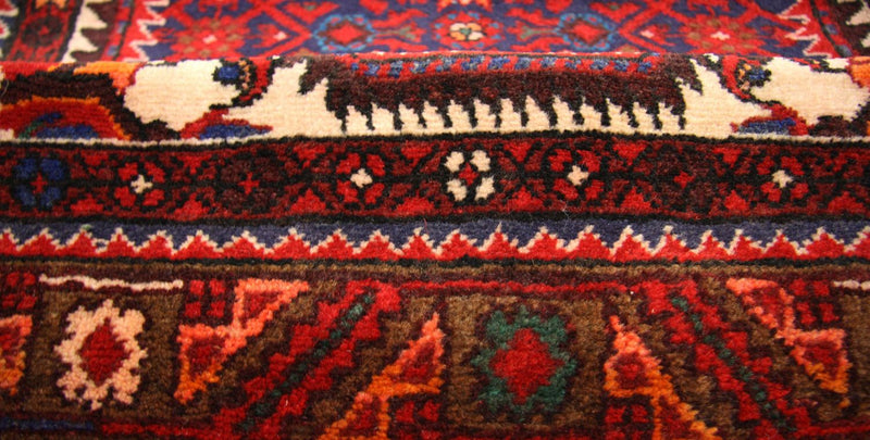 Alfombra de pasillo Alfombra persa - Nómada - 433 x 108 cm - rojo