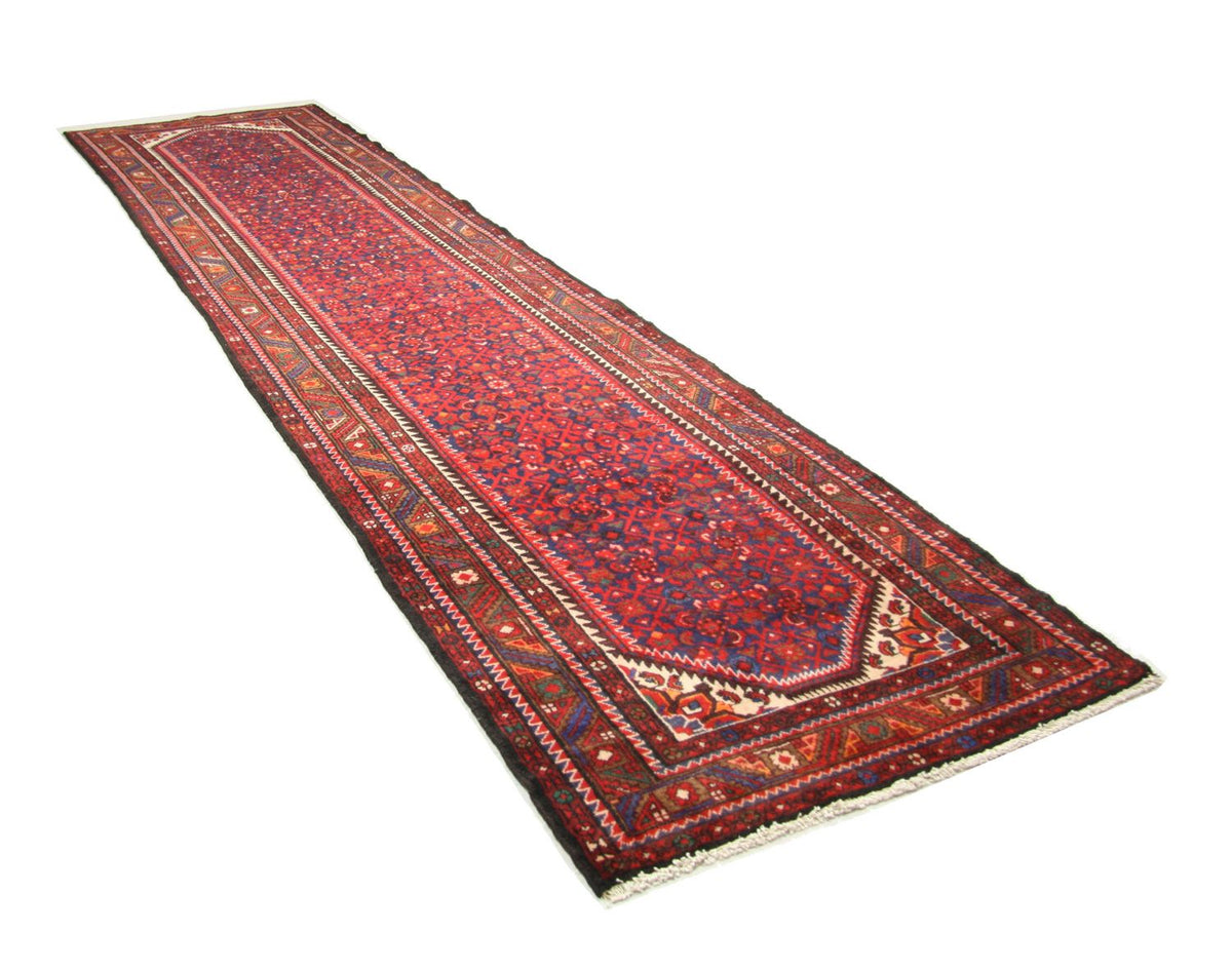 Alfombra de pasillo Alfombra persa - Nómada - 433 x 108 cm - rojo