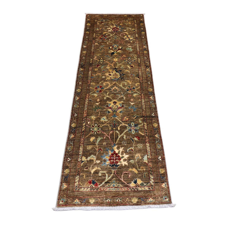 Alfombra de pasillo Alfombra Ziegler - 242 x 79 cm - verde oliva