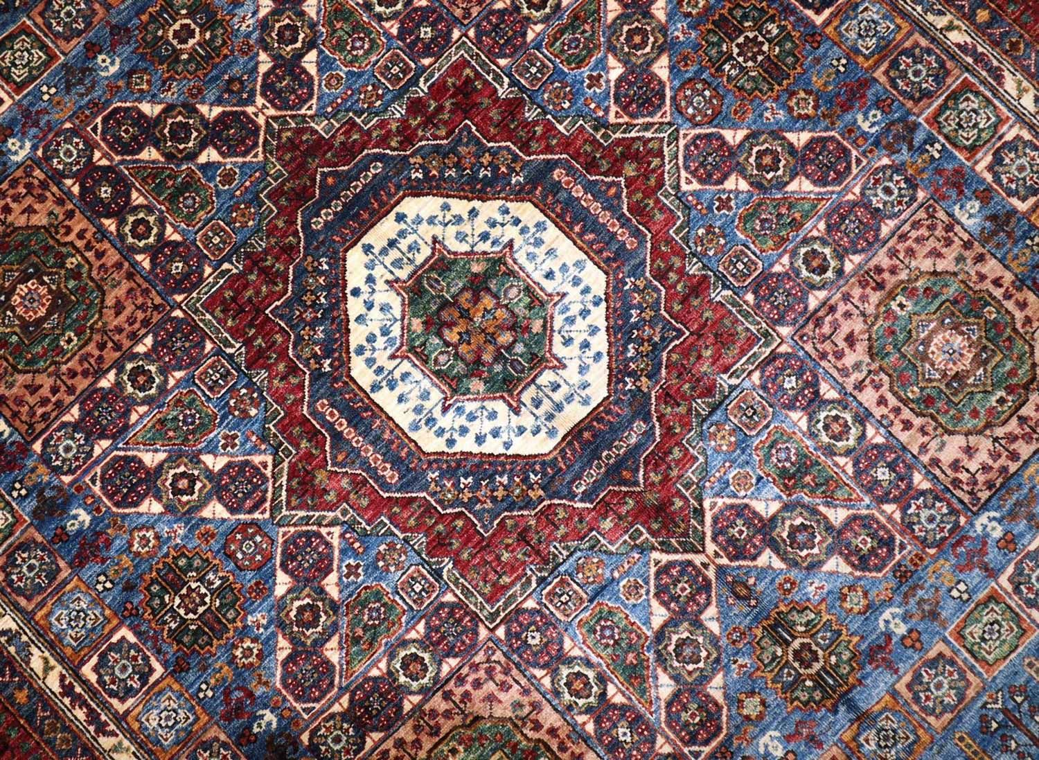 Alfombra Ziegler - 313 x 206 cm - azul petróleo