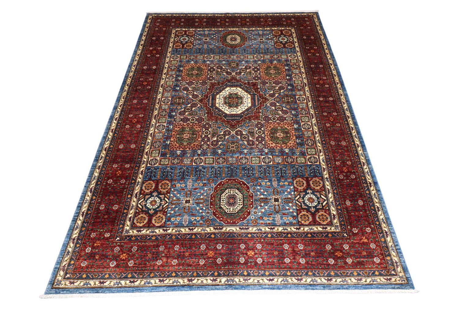 Alfombra Ziegler - 313 x 206 cm - azul petróleo