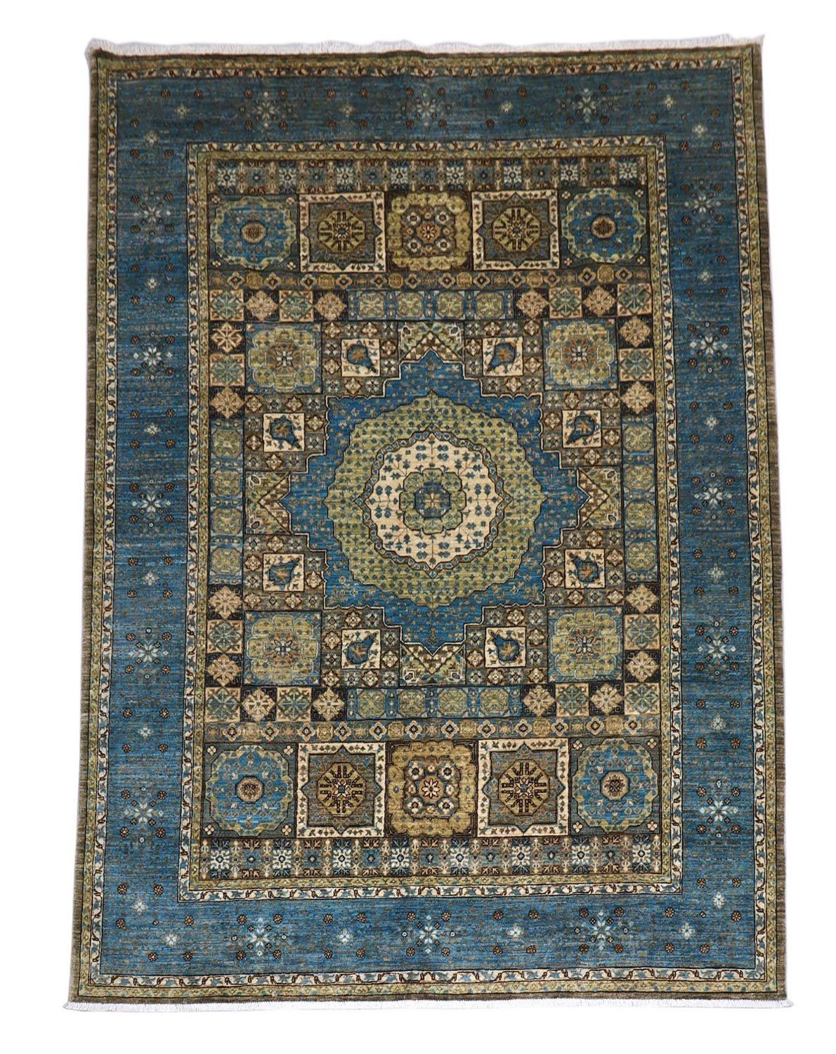 Alfombra Ziegler - 274 x 210 cm - azul