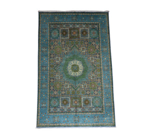 Alfombra Ziegler - 306 x 202 cm - azul marino