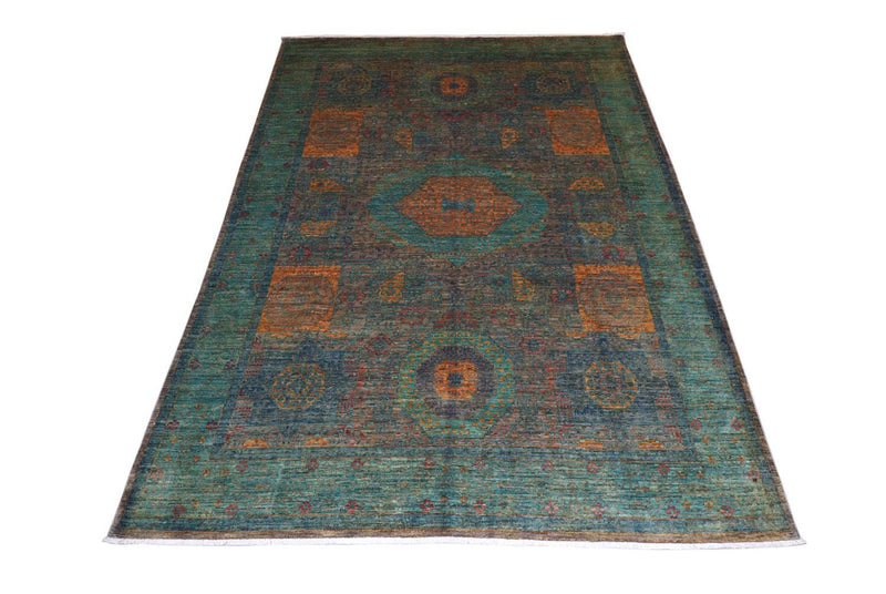 Alfombra Ziegler - 296 x 214 cm - verde marino