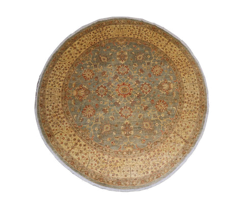 Alfombra Ziegler redondo  - 307 x 305 cm - marrón