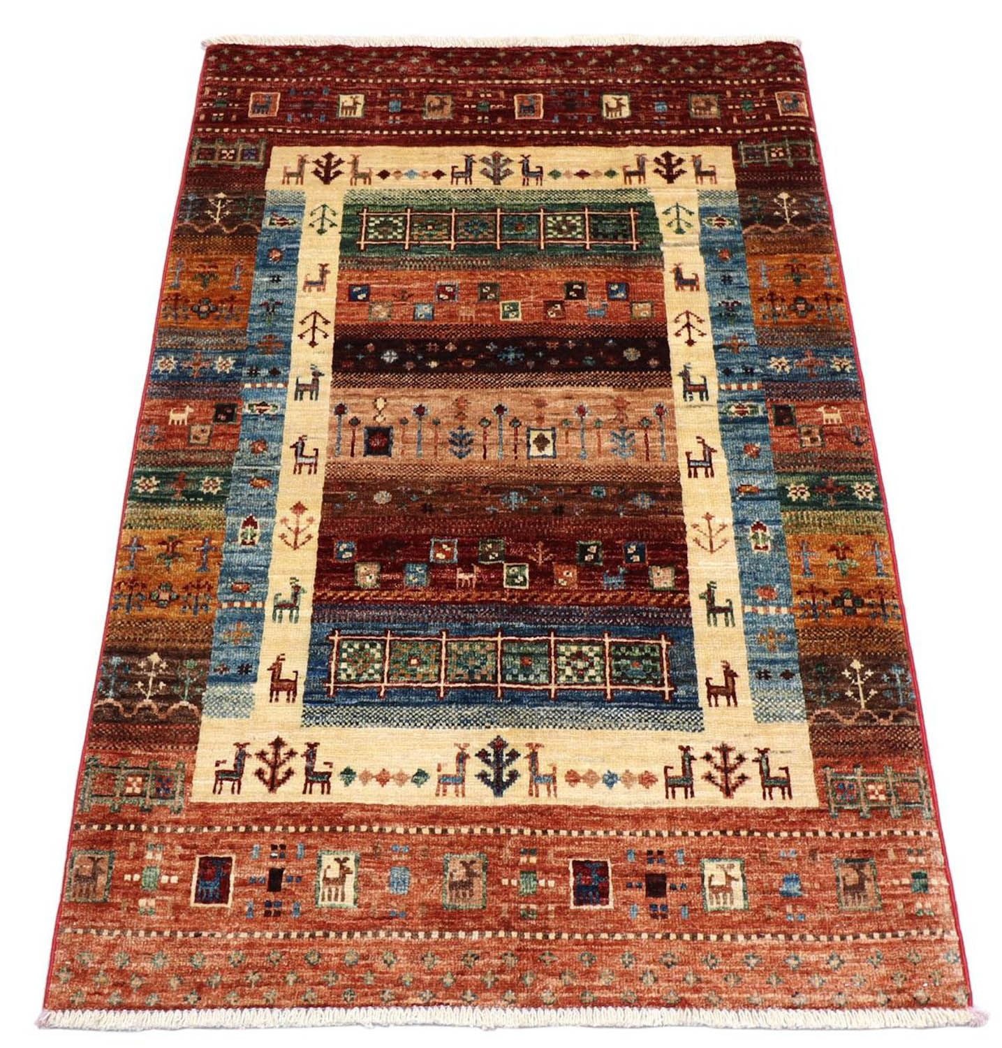 Alfombra Ziegler - 130 x 82 cm - rojo claro