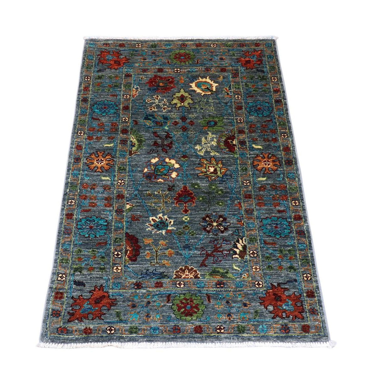 Alfombra Ziegler - 122 x 83 cm - azul marino