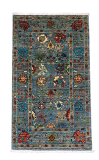 Alfombra Ziegler - 132 x 81 cm - azul marino