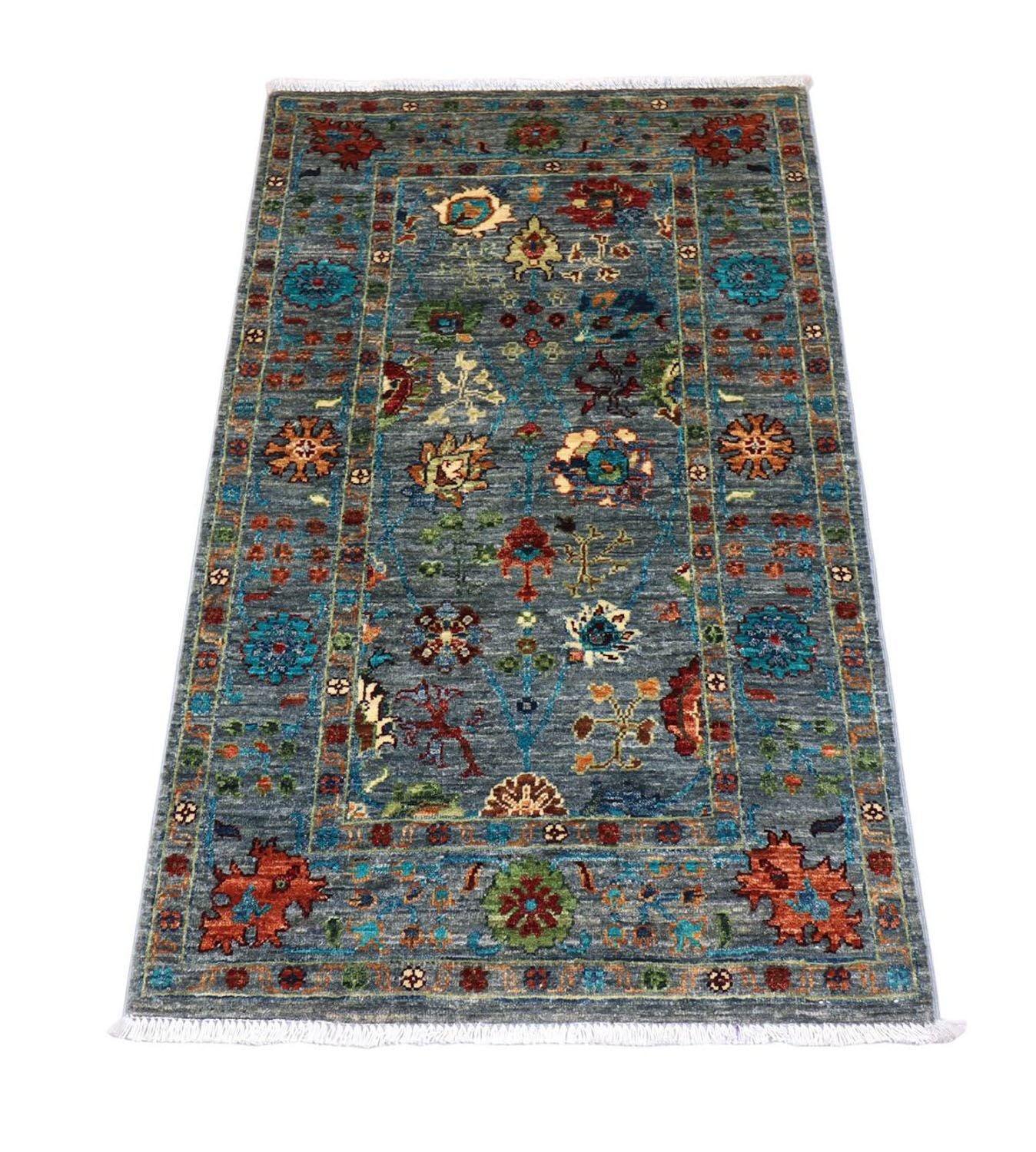 Alfombra Ziegler - 132 x 81 cm - azul marino