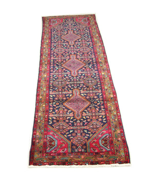 Alfombra de pasillo Alfombra persa - Nómada - 336 x 110 cm - azul