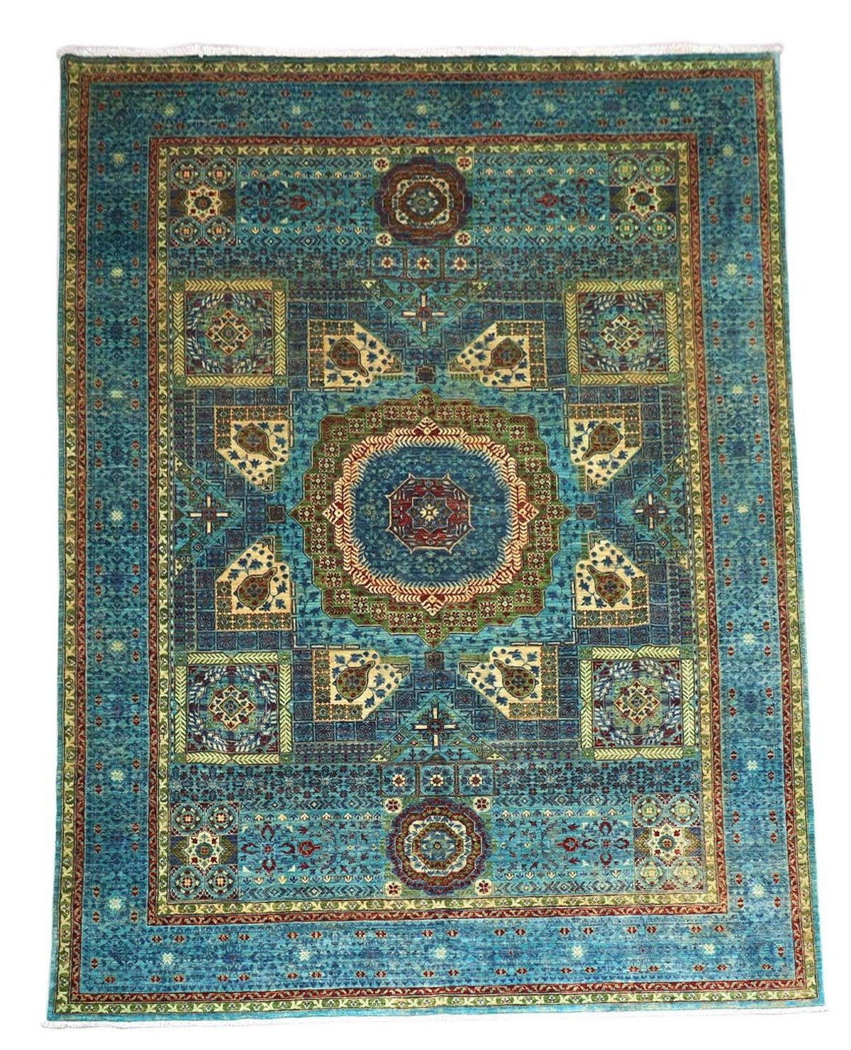 Alfombra Ziegler - 368 x 271 cm - turquesa