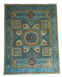 Alfombra Ziegler - 368 x 271 cm - turquesa