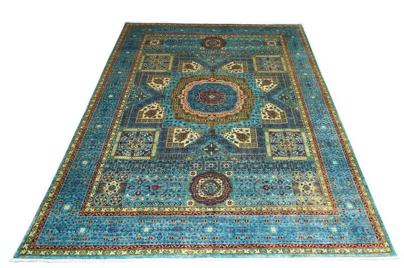 Alfombra Ziegler - 368 x 271 cm - turquesa