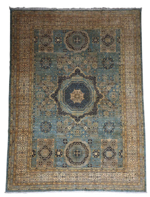 Alfombra Ziegler - 427 x 313 cm - azul