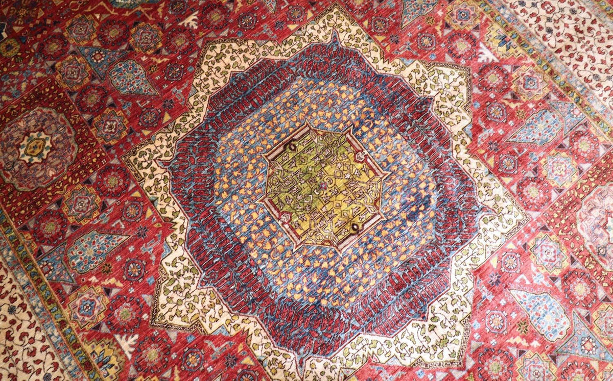 Alfombra Ziegler - 421 x 307 cm - rojo