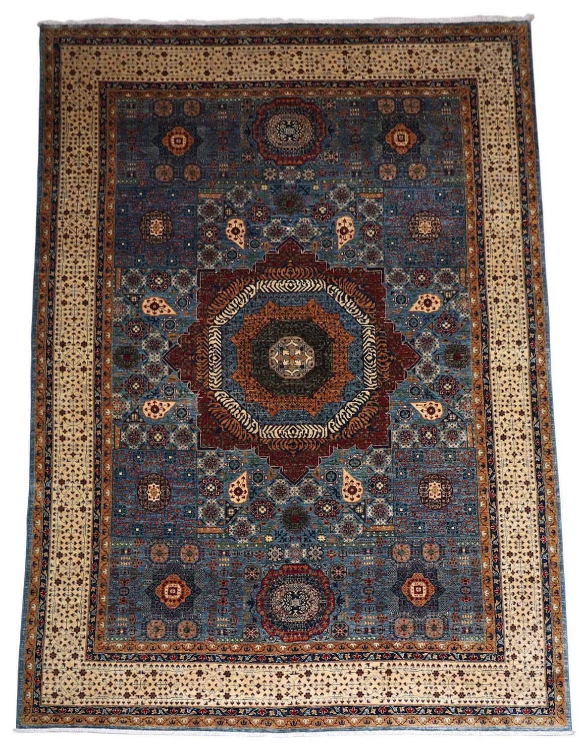 Alfombra Ziegler - 423 x 309 cm - azul oscuro