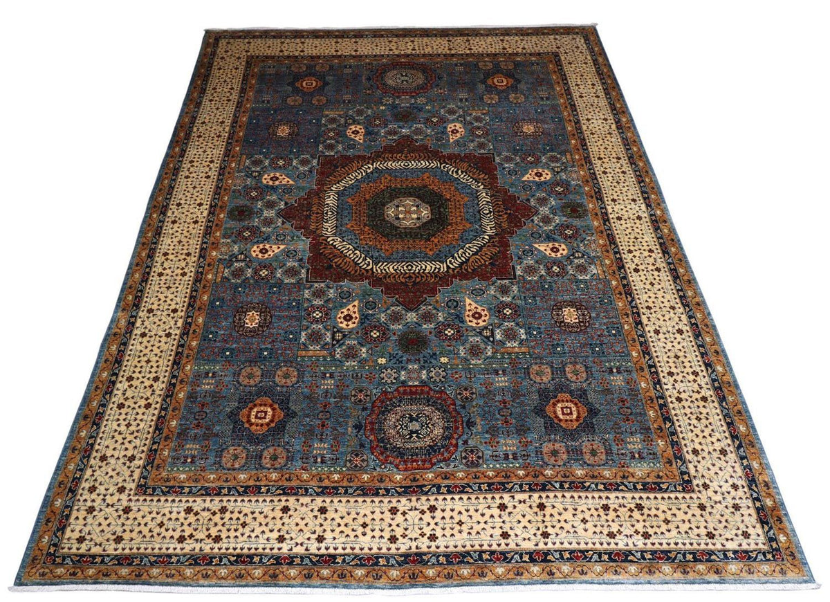 Alfombra Ziegler - 423 x 309 cm - azul oscuro