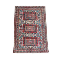 Alfombra afgana - Bukhara - 206 x 136 cm - beige
