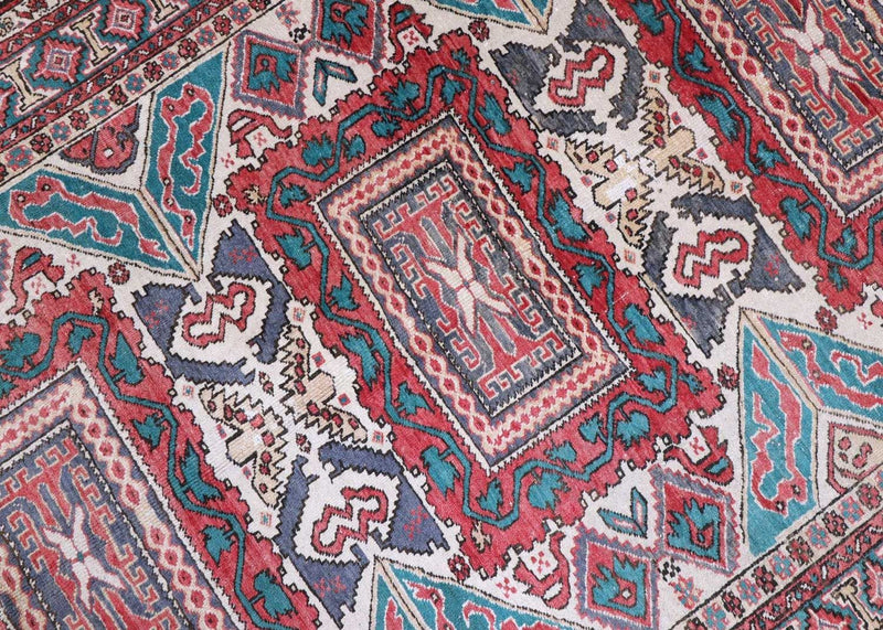 Alfombra afgana - Bukhara - 206 x 136 cm - beige