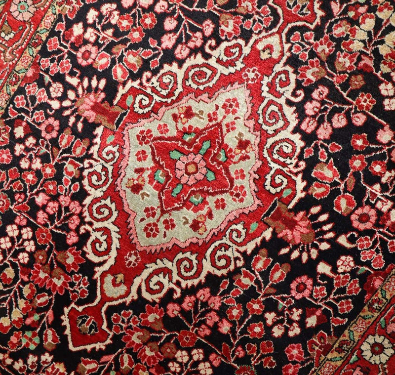 Alfombra persa - Clásica - 214 x 134 cm - azul oscuro