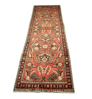 Alfombra de pasillo Alfombra persa - Nómada - 405 x 112 cm - rojo claro