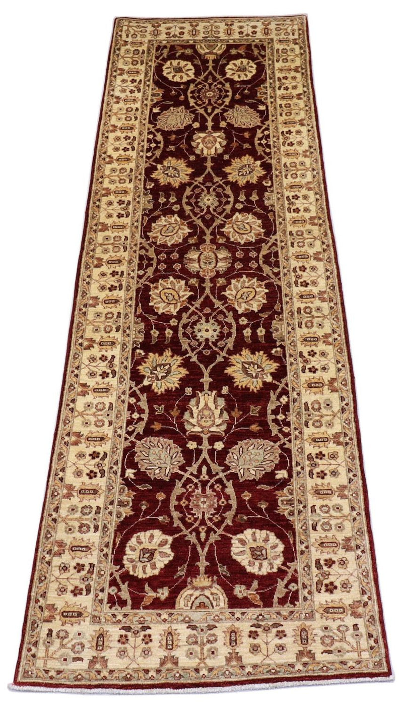 Alfombra de pasillo Alfombra Ziegler - 280 x 91 cm - rojo oscuro