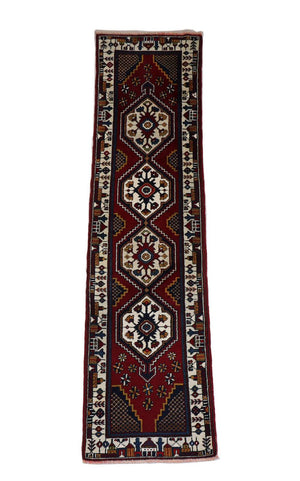Alfombra de pasillo Alfombra Turkaman - 290 x 71 cm - rojo