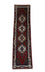 Alfombra de pasillo Alfombra Turkaman - 290 x 71 cm - rojo