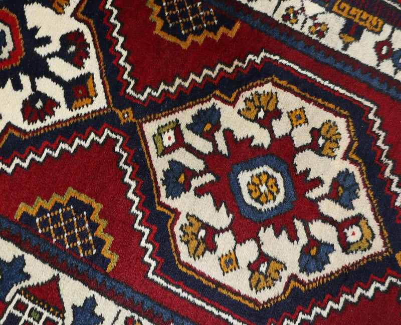Alfombra de pasillo Alfombra Turkaman - 290 x 71 cm - rojo