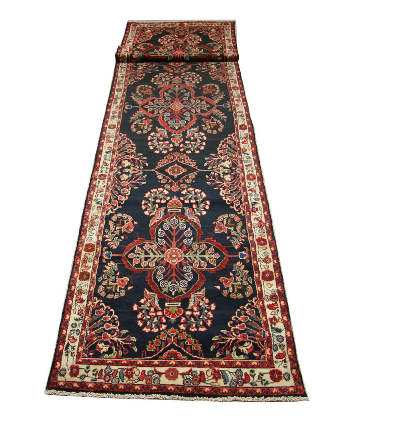 Alfombra de pasillo Alfombra persa - Nómada - 506 x 110 cm - azul