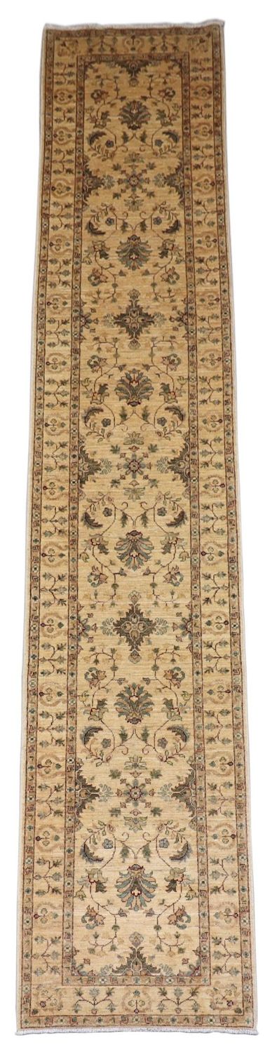 Alfombra de pasillo Alfombra Ziegler - 394 x 78 cm - beige