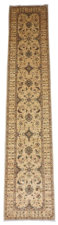 Alfombra de pasillo Alfombra Ziegler - 394 x 78 cm - beige